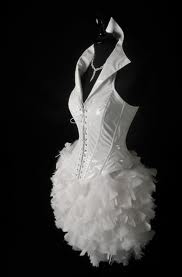 Robe en plumes