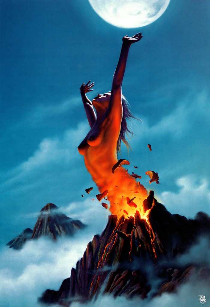 Dali femme volcan