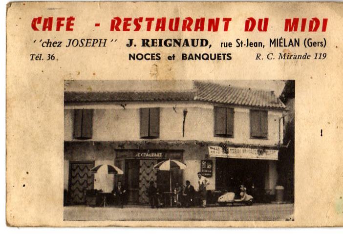 La façade il y a 60 ans
Notez bien le numéro de téléphone...