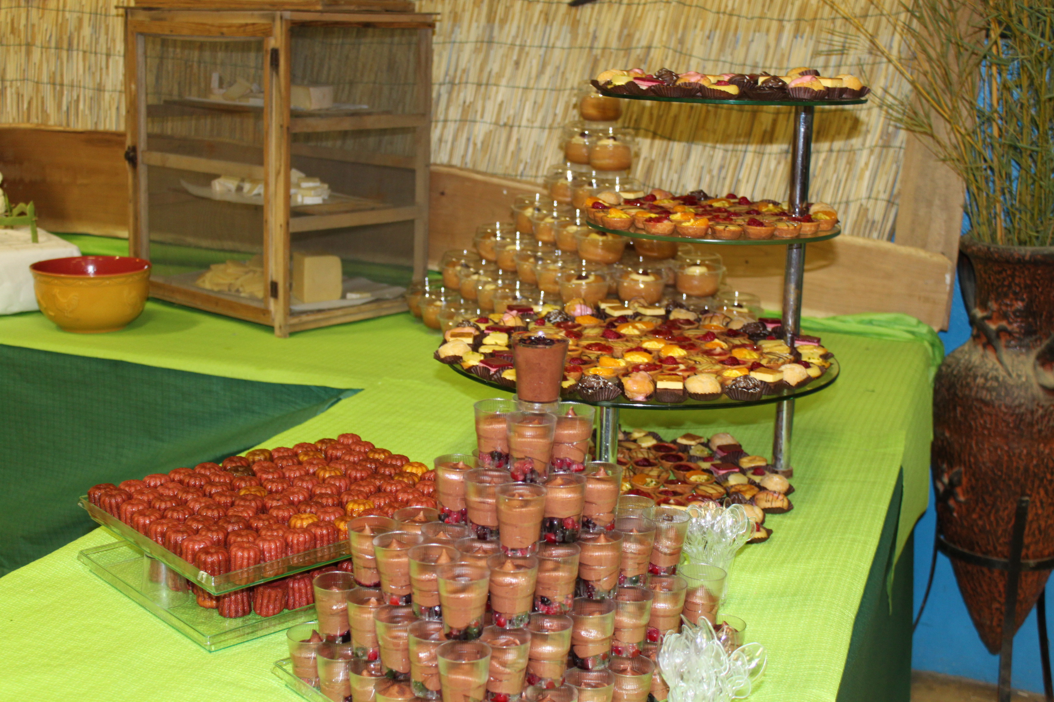 Verrines dessert et petits gâteaux