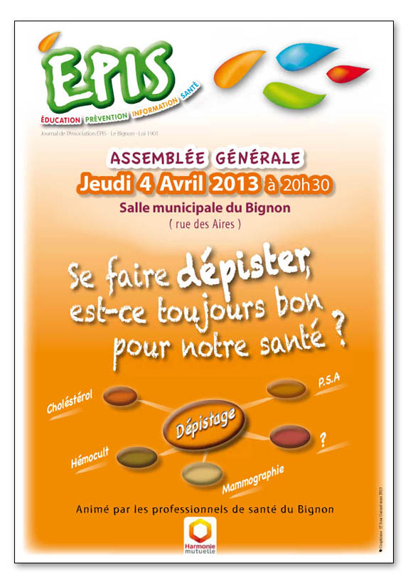 Affiche AG EPIS mars 2013