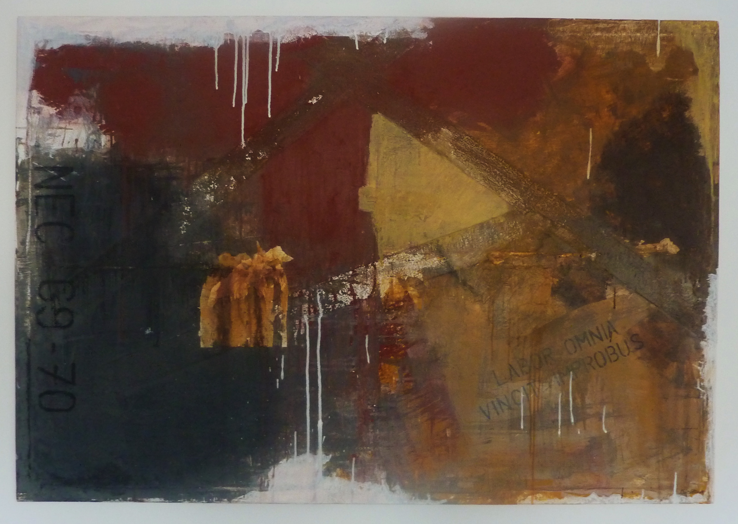 "Vintage" - Technique mixte sur toile (90 x 130 cm)