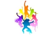 3461902 les jeunes gens et fit sauter de joie vector illustration all elements sont des objets transparents 1 