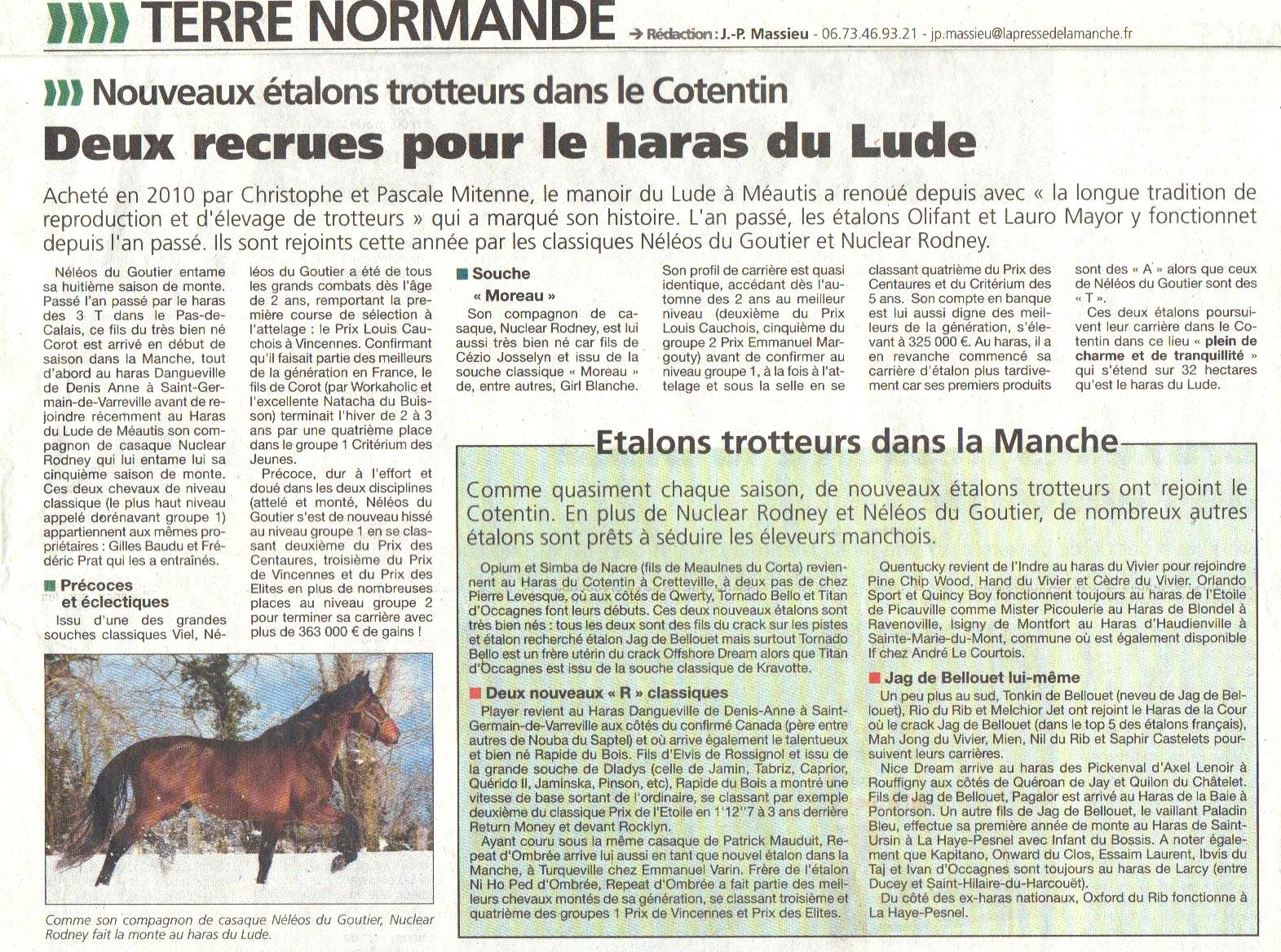 Presse de la Manche 4mai2013