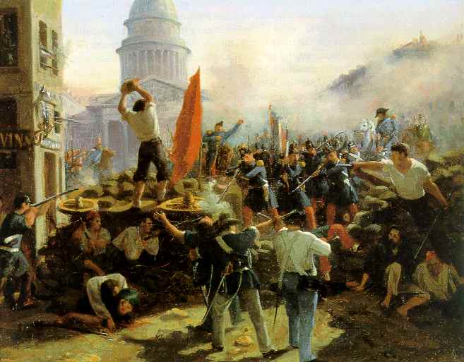 Horace Vernet Barricade rue Soufflot