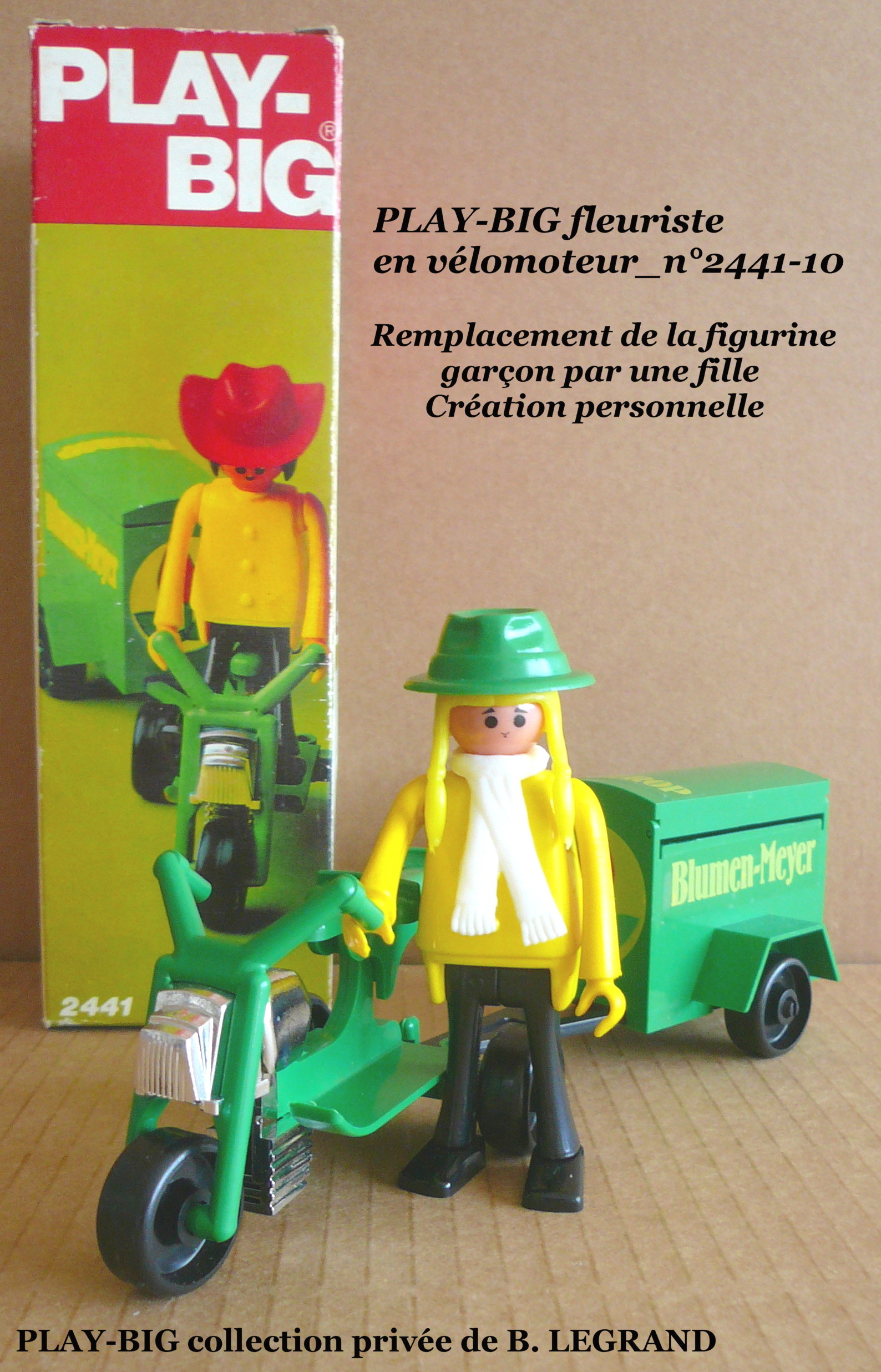 New le fleuriste en velomoteur
