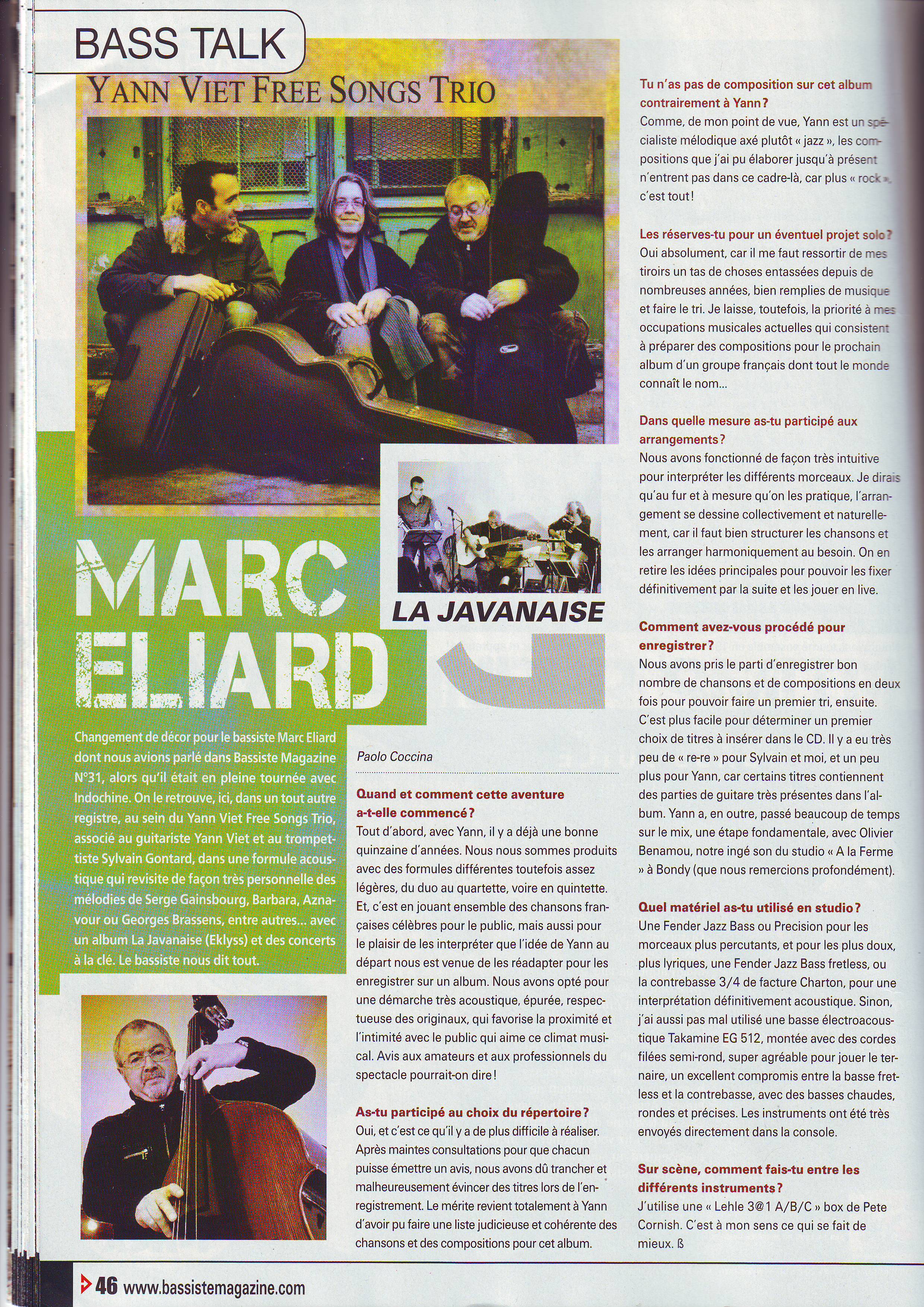 Interview marco bassiste 09 11