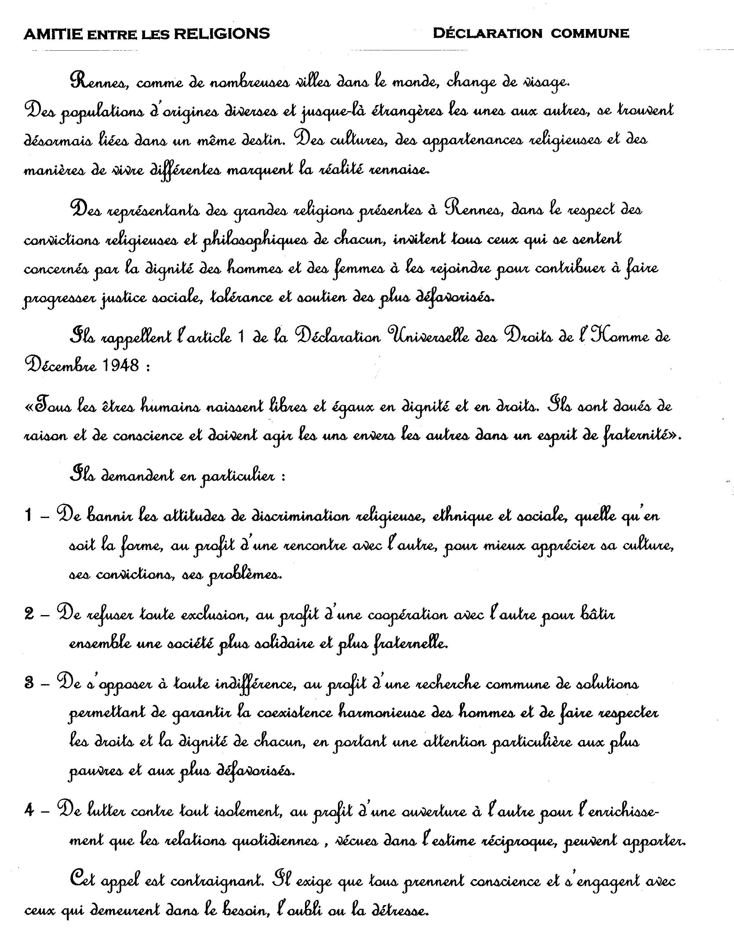 Declaration amitie relig021