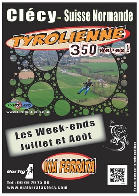 Tyrolienne Clecy