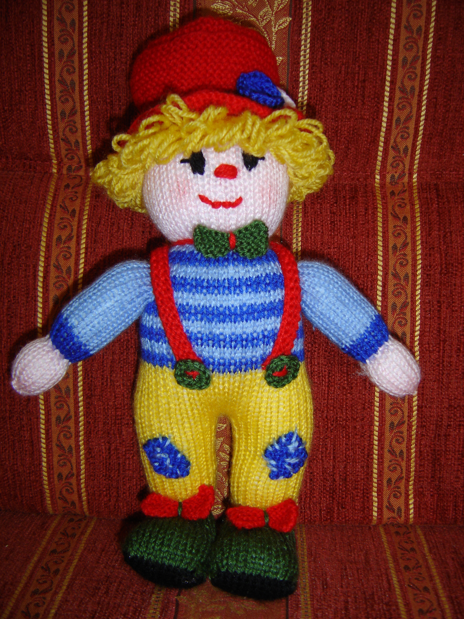 CLOWN CALINOU EN TRICOT 20 EUROS