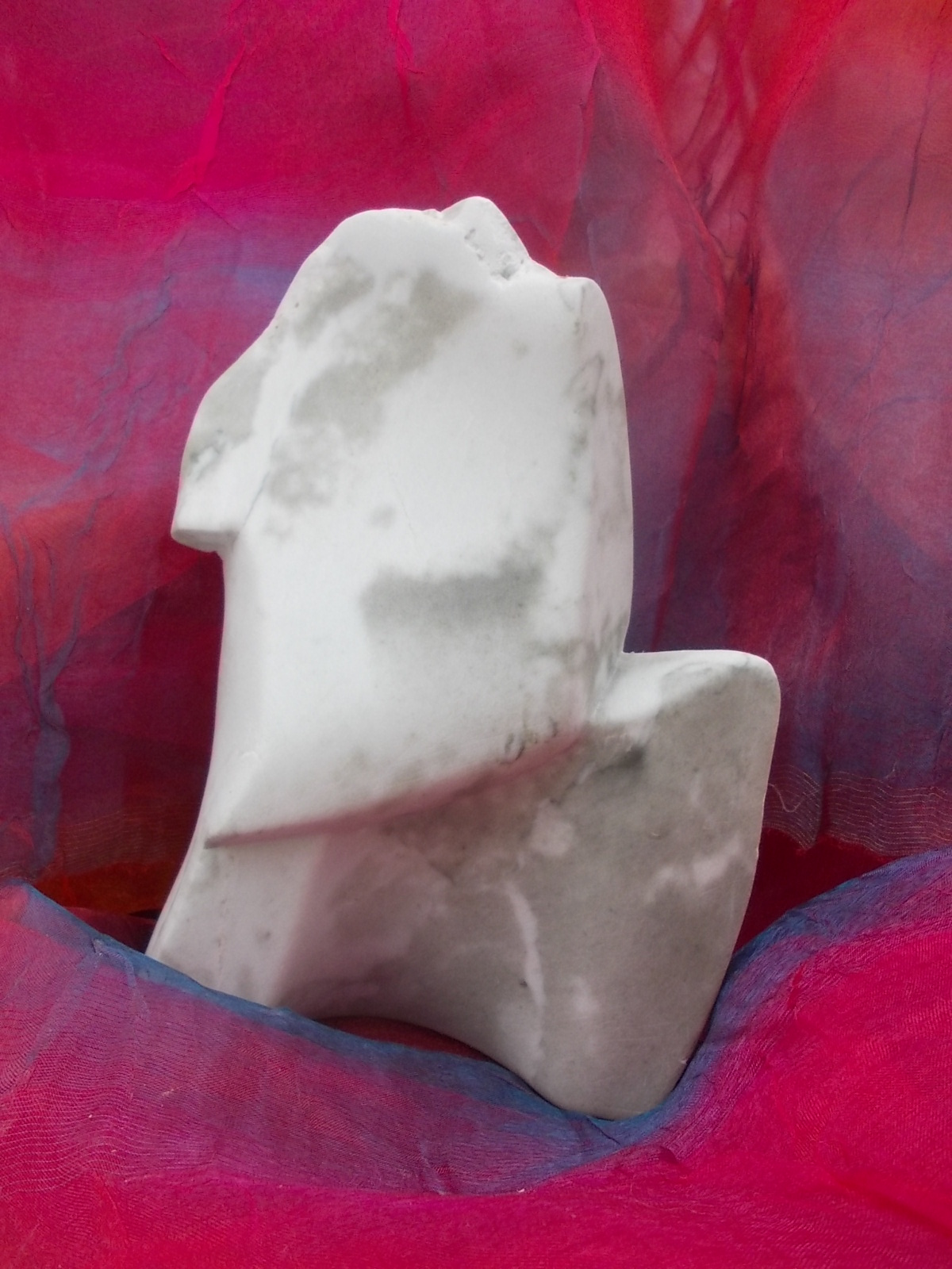 Stéatite verte marbrée
Dimensions 17/7 cm        50€