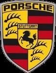 Logo Porsche noir