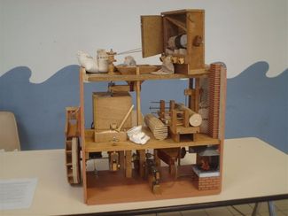 Maquette moulin henri cros 1 58 