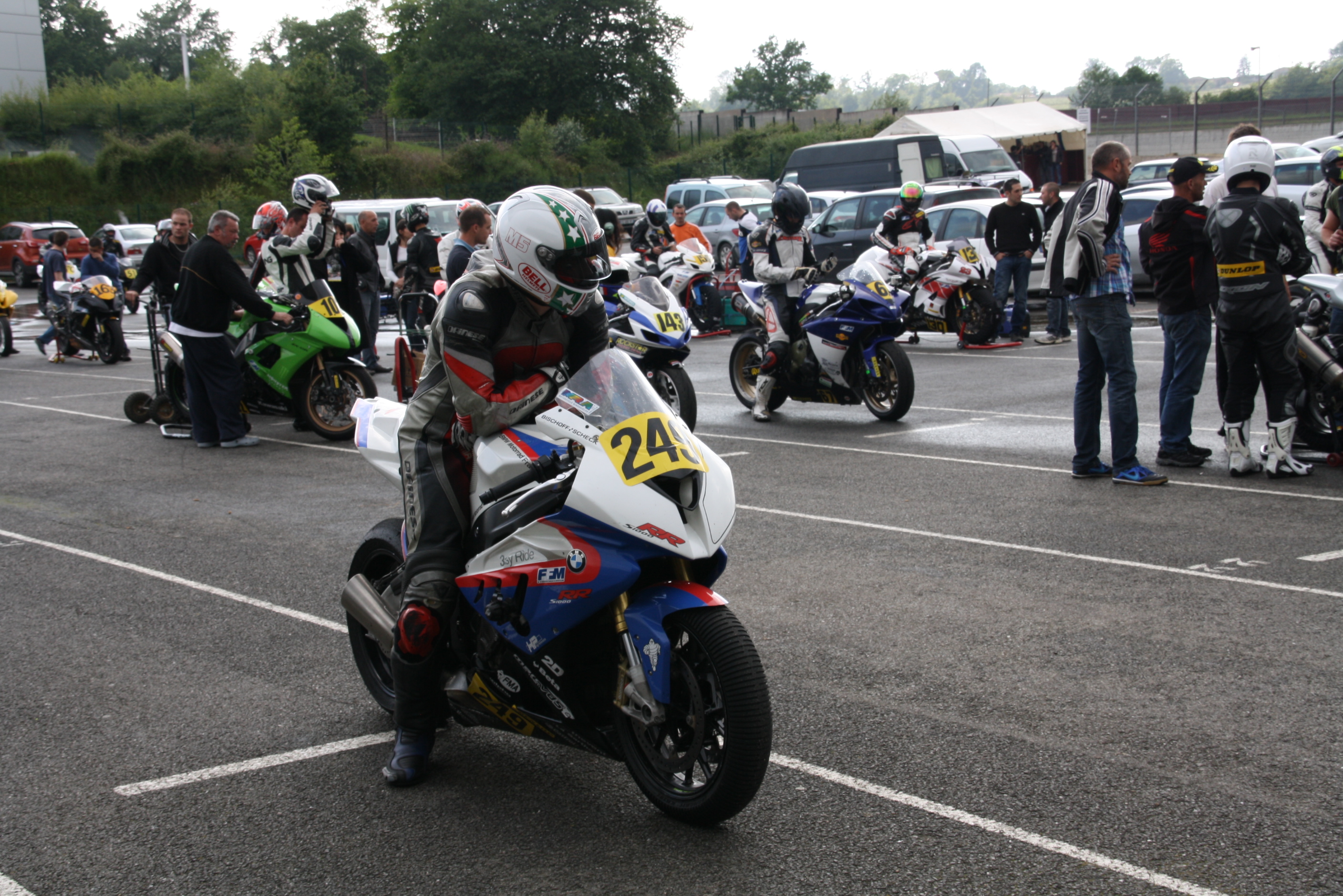 Pascal Birbes sur BMW 1000RR