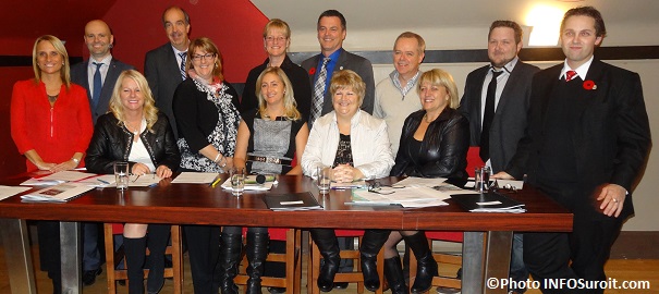 Administrateurs chambre commerce industrie beauharnois valleyfield assemblee generale annuelle 2013 photo infosuroit com