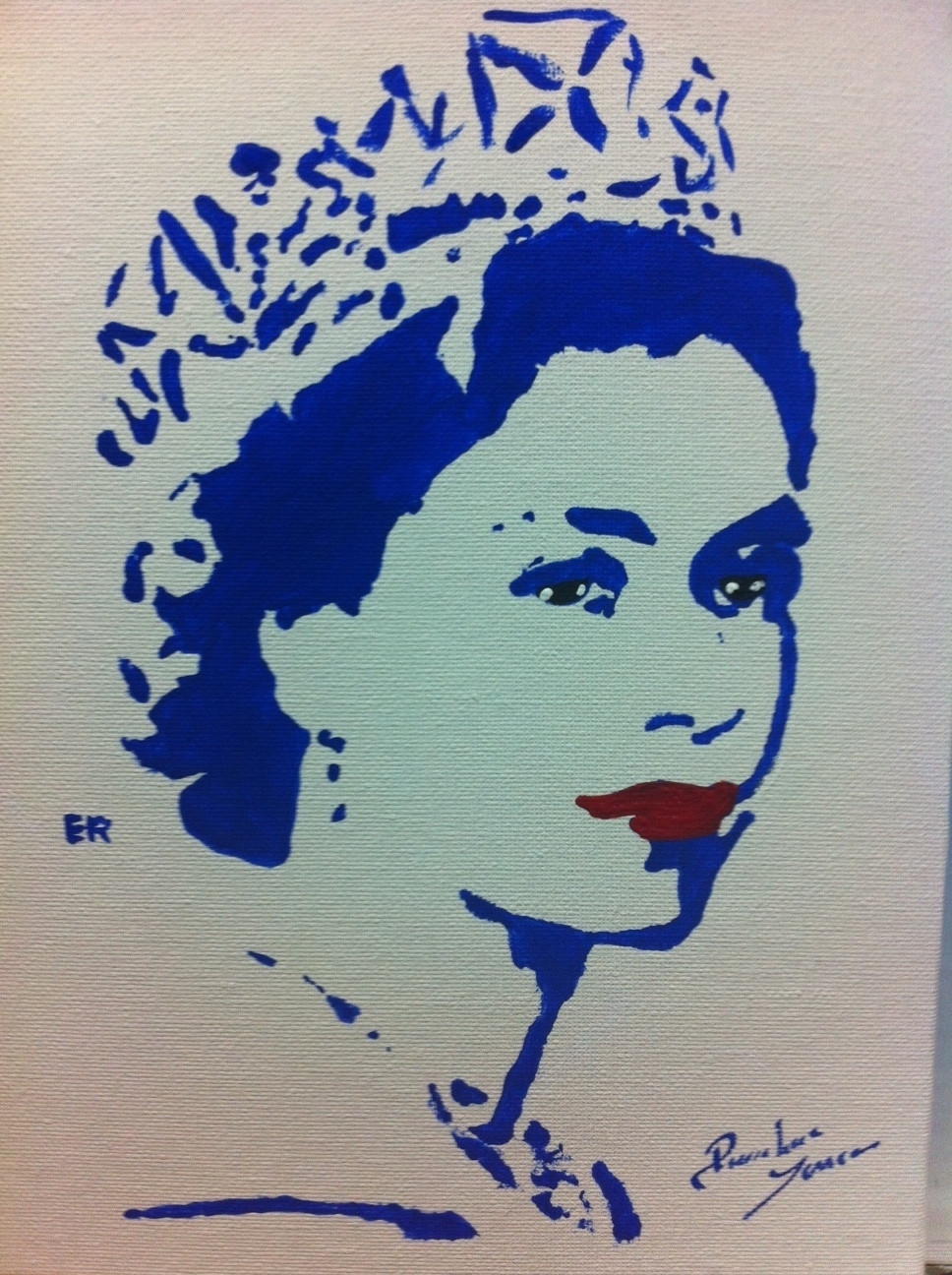 Pop art Queen Elizabeth, Reine Elizabeth, vendue USA
