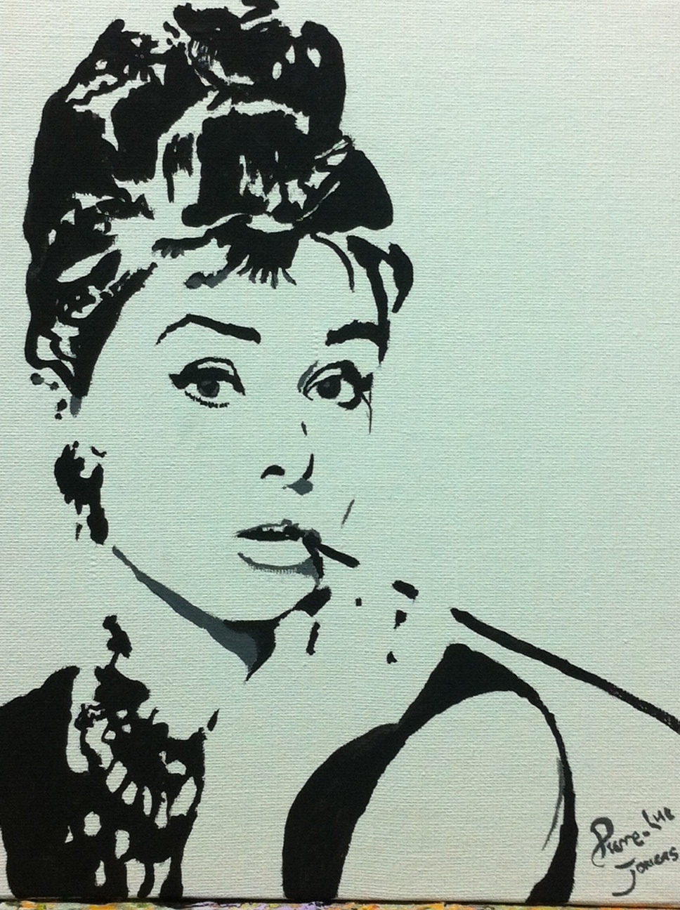 Pop art Audrey Hepburn - vendu USA