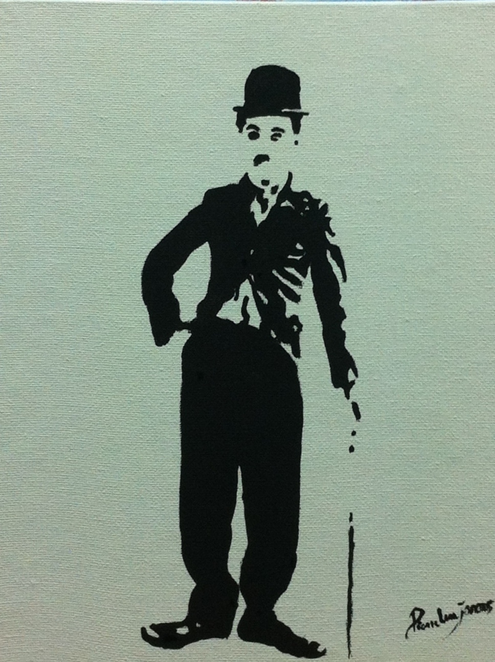 Pop art, Charlie Chaplin - Collection privée Ginette Adams