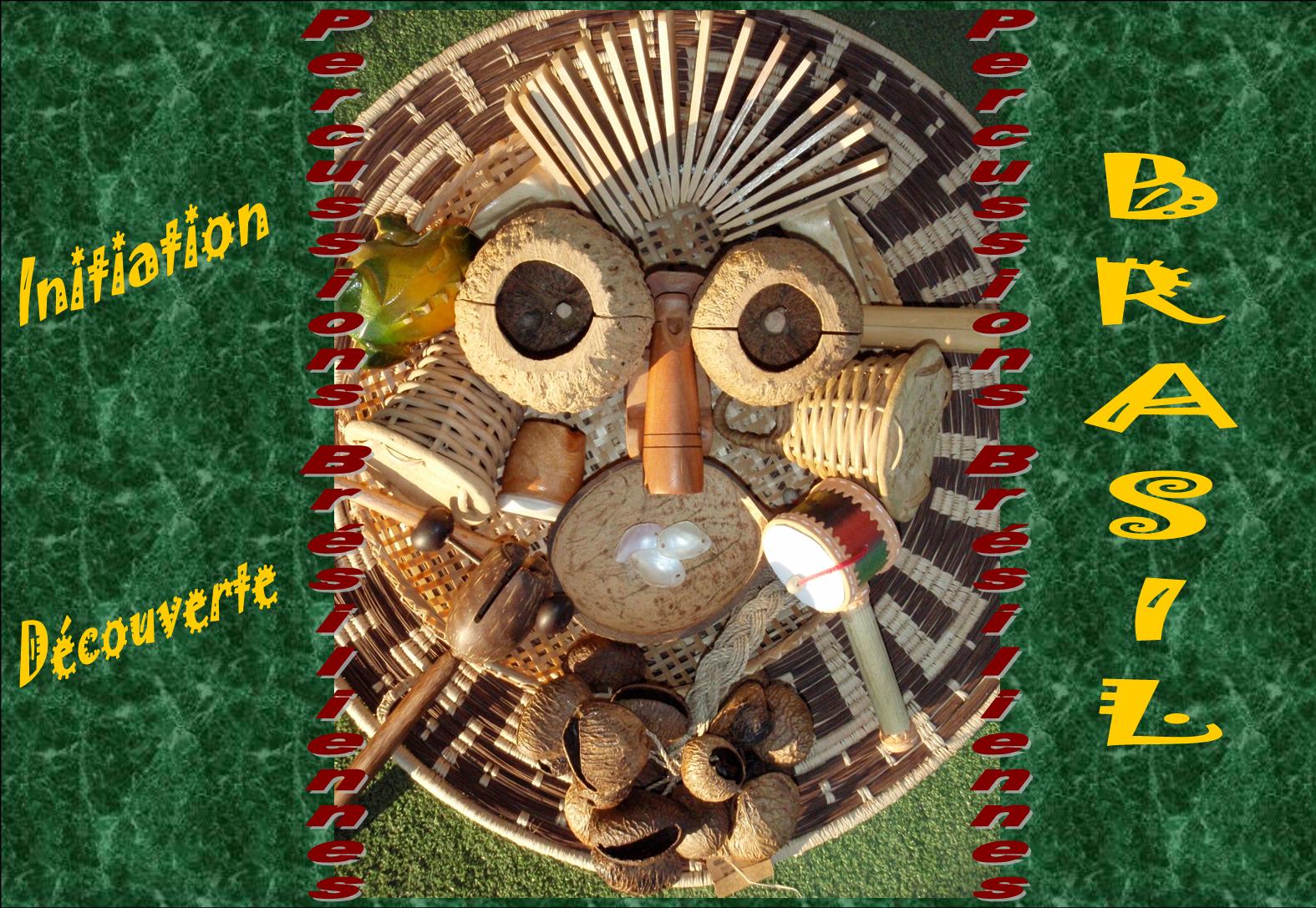 Visuel pour stage de percussions enfants 