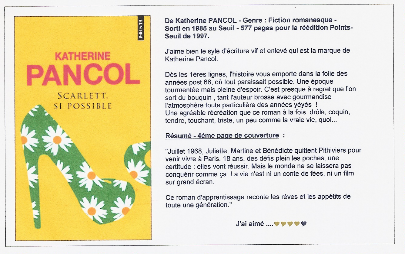 Lecture scarlett 2