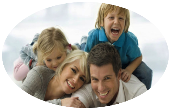 Famille sourire