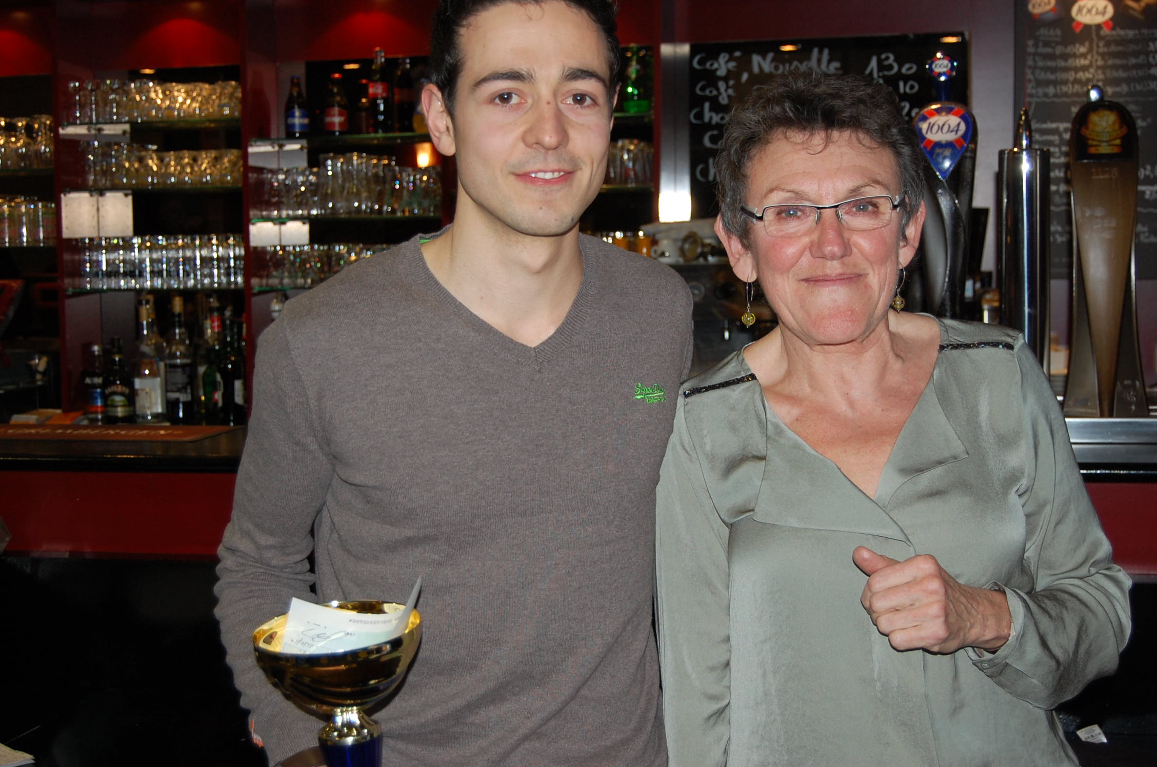 Benoit Castagne vainqueur et Anne Marie Cayre