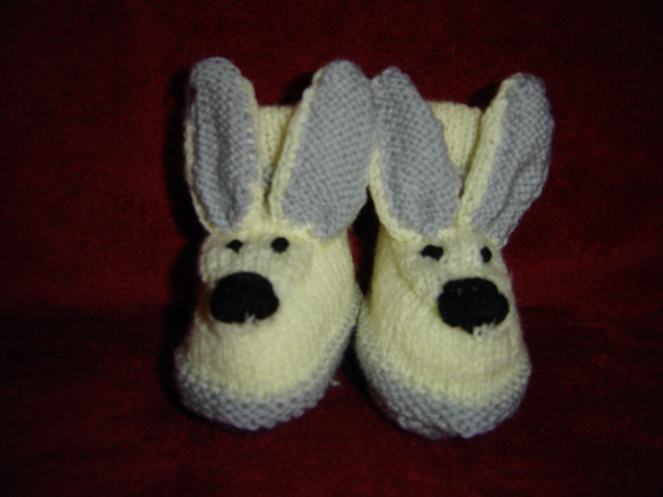 chaussons lapins 10 euros