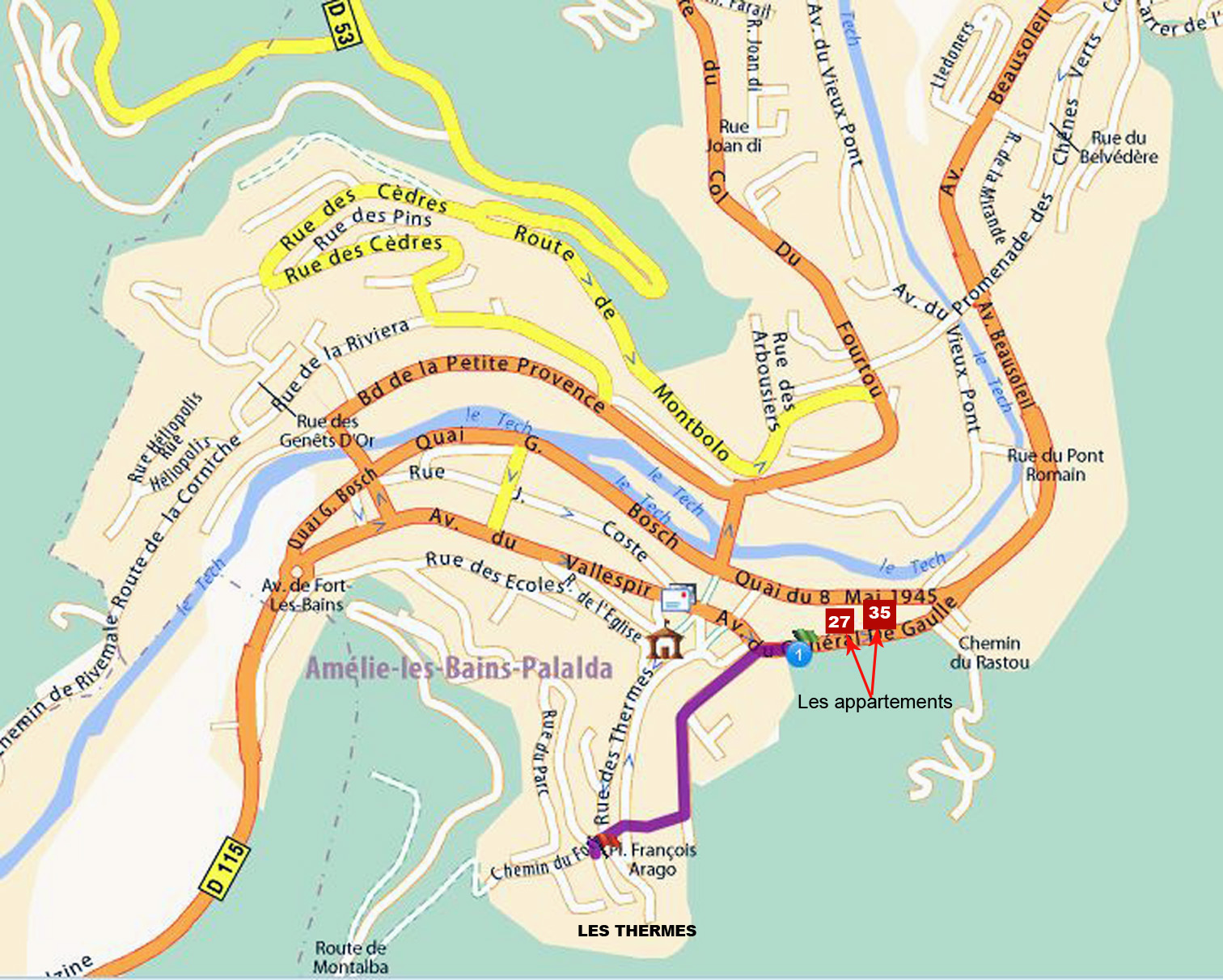 Plan de la ville