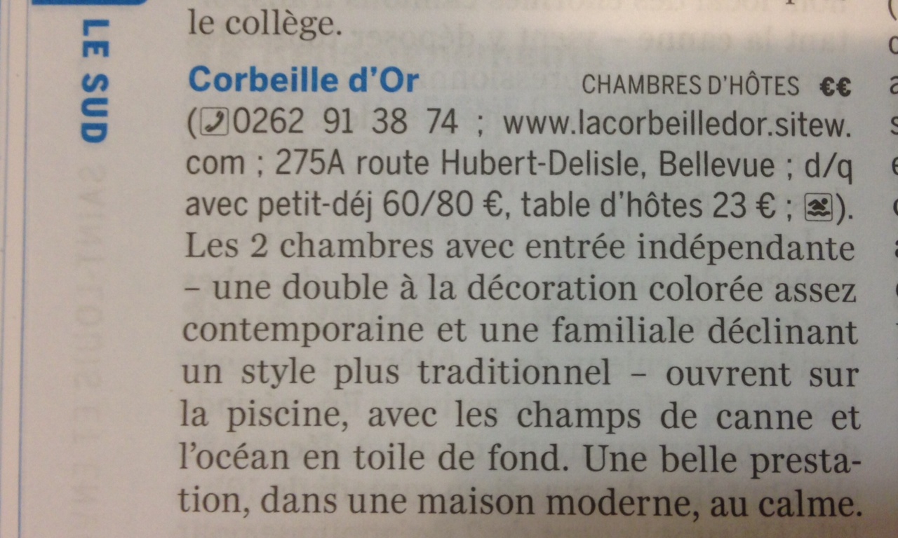 REUNION Cordbeilledor LonelyP 2014 Texte