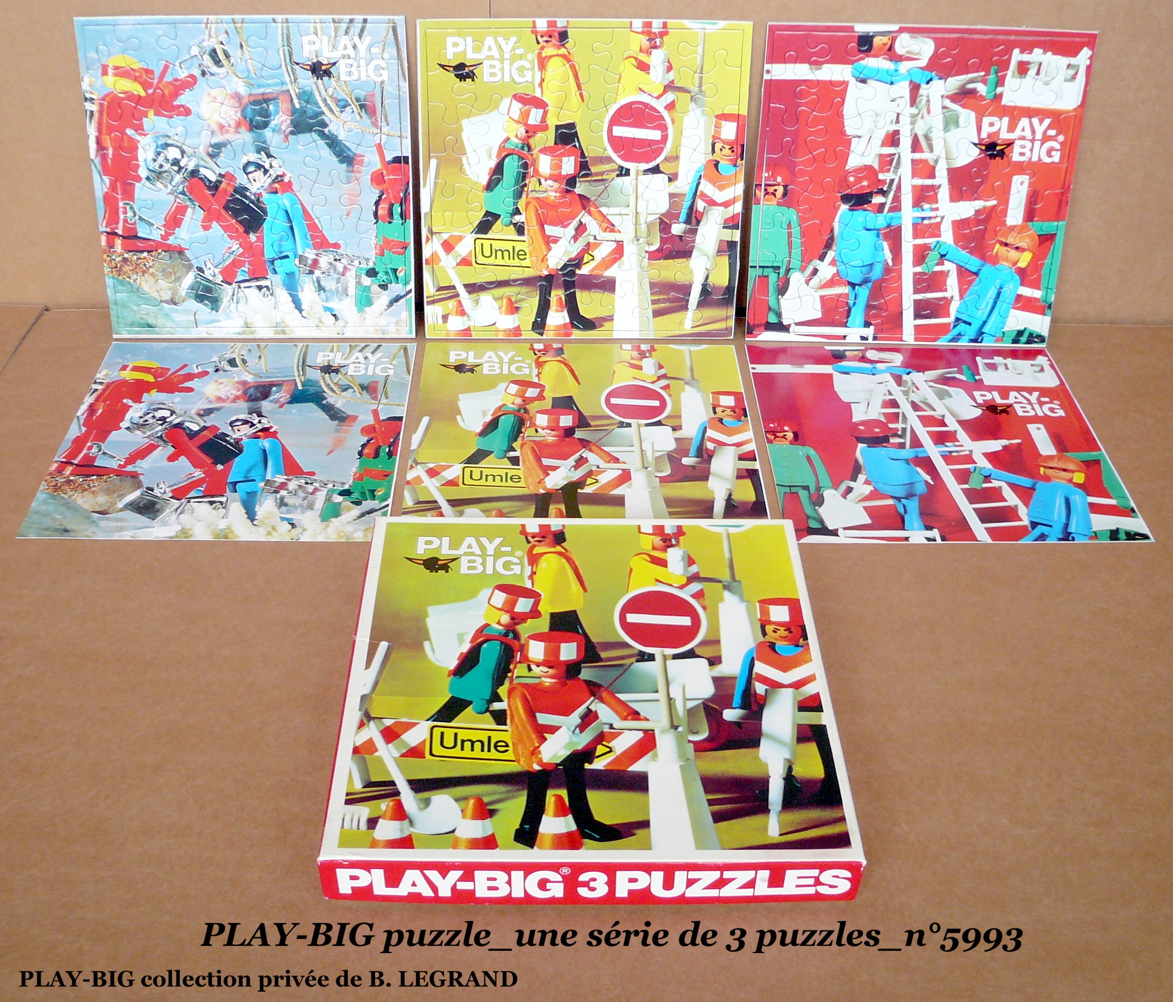 Divers 3 puzzles theme chantiers BTP