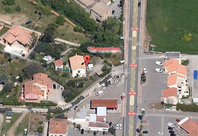Vue satelite magasin