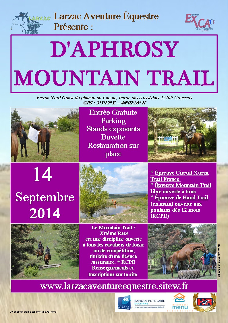 Affiche d Aphrosy Mountain Trail 2014 2 