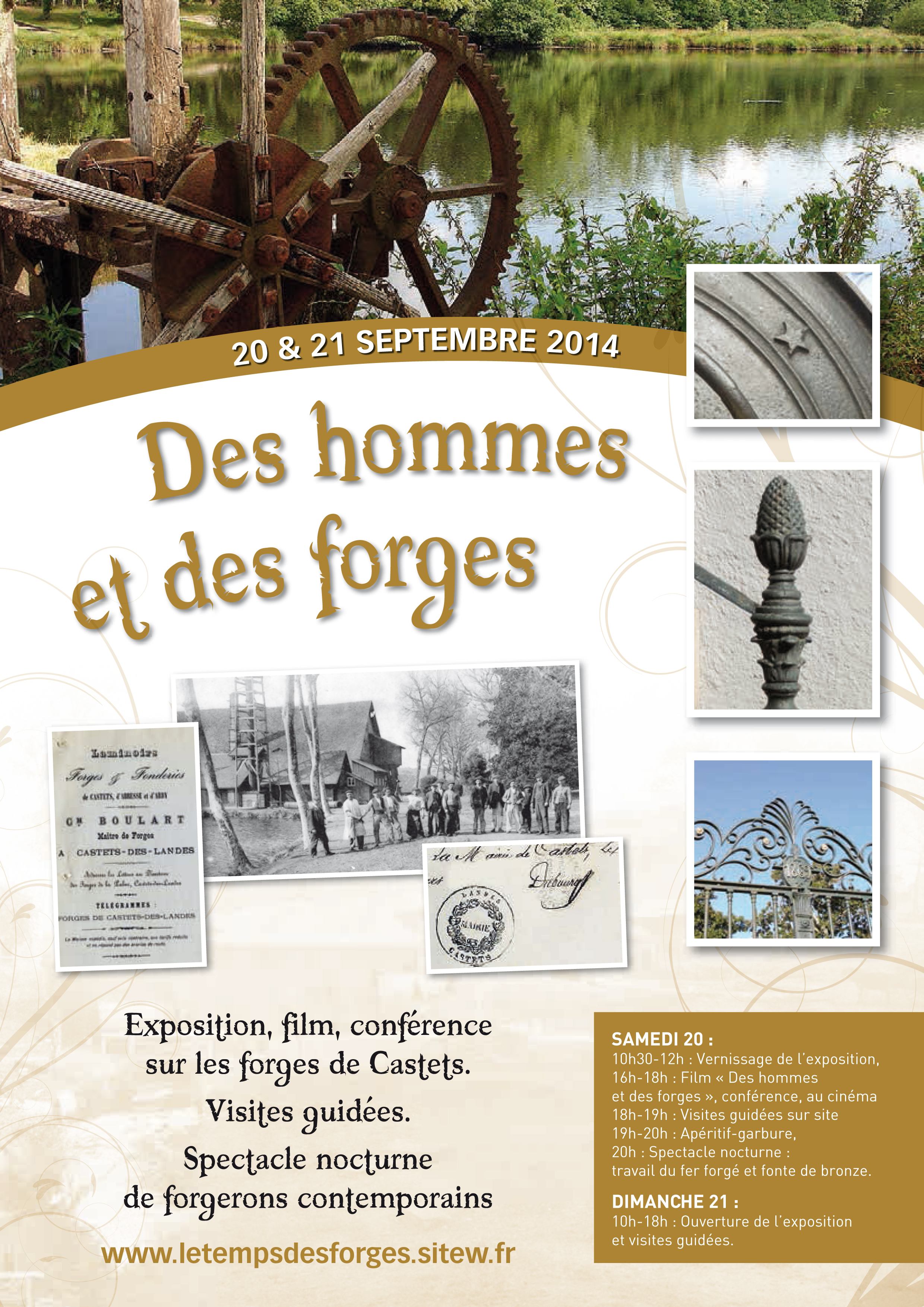 Affiche Des hommes et des forges 2014 Basse reso