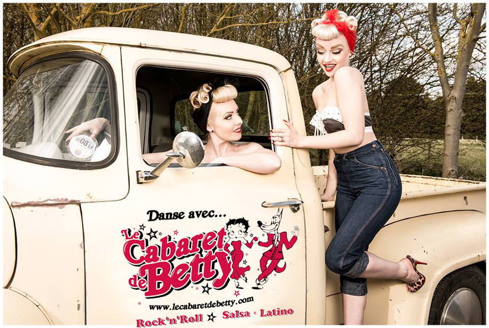 The pinup betty logo boris dessus