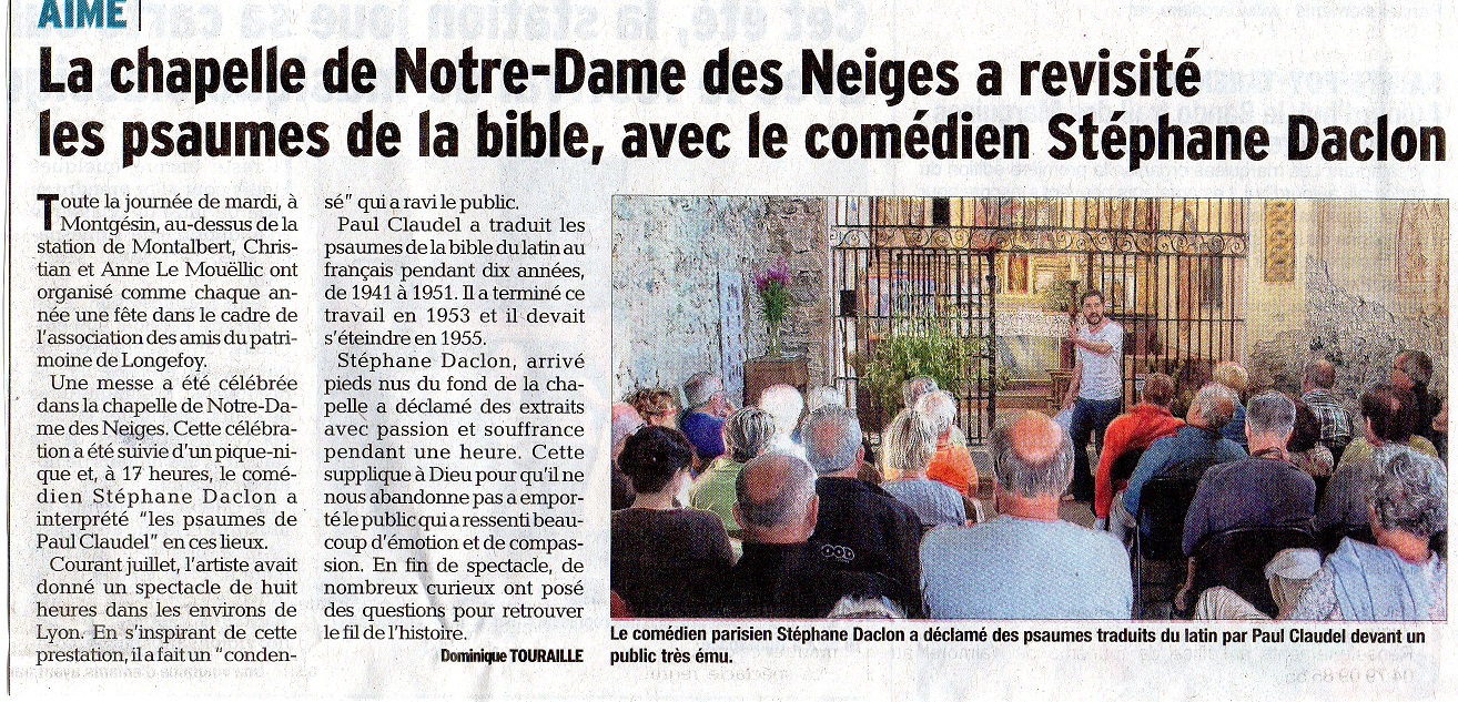 Article dauphine 10 aout 14 psaumes