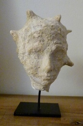 Marin platre et pierre 14X10cm