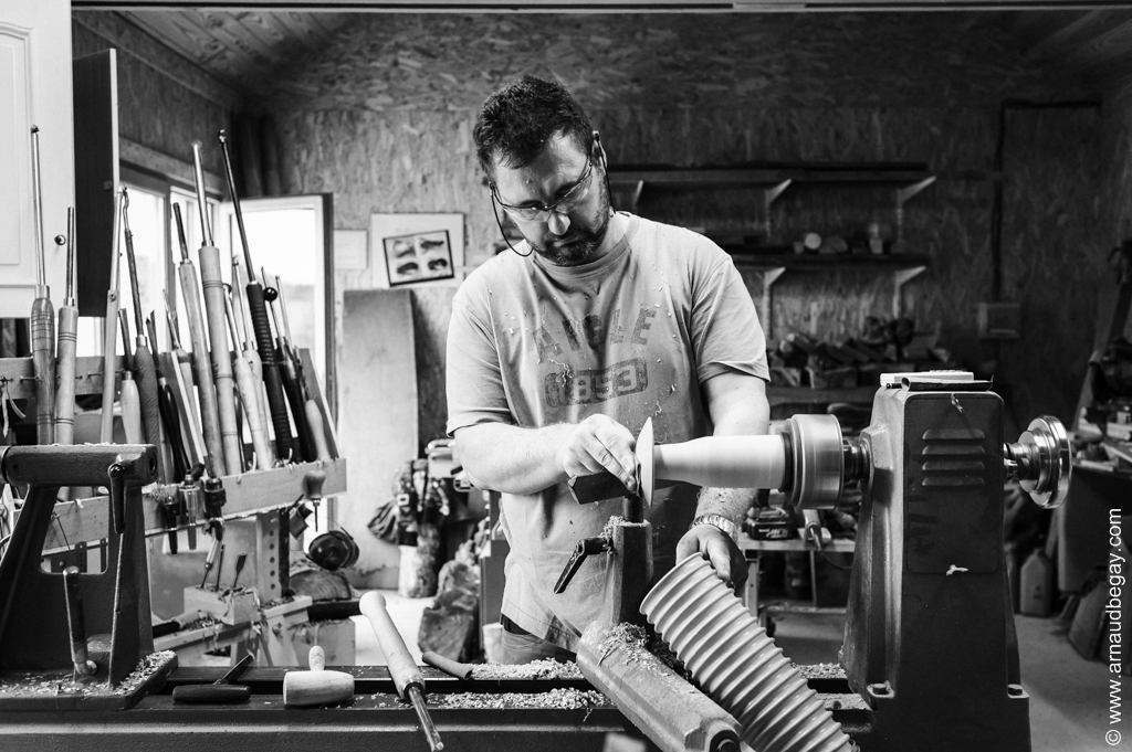 Tourneur - sculpteur sur bois dans le Gers