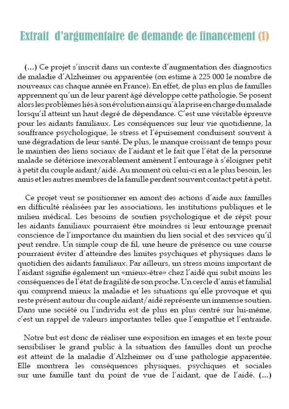Exemple d argumentaire 1
