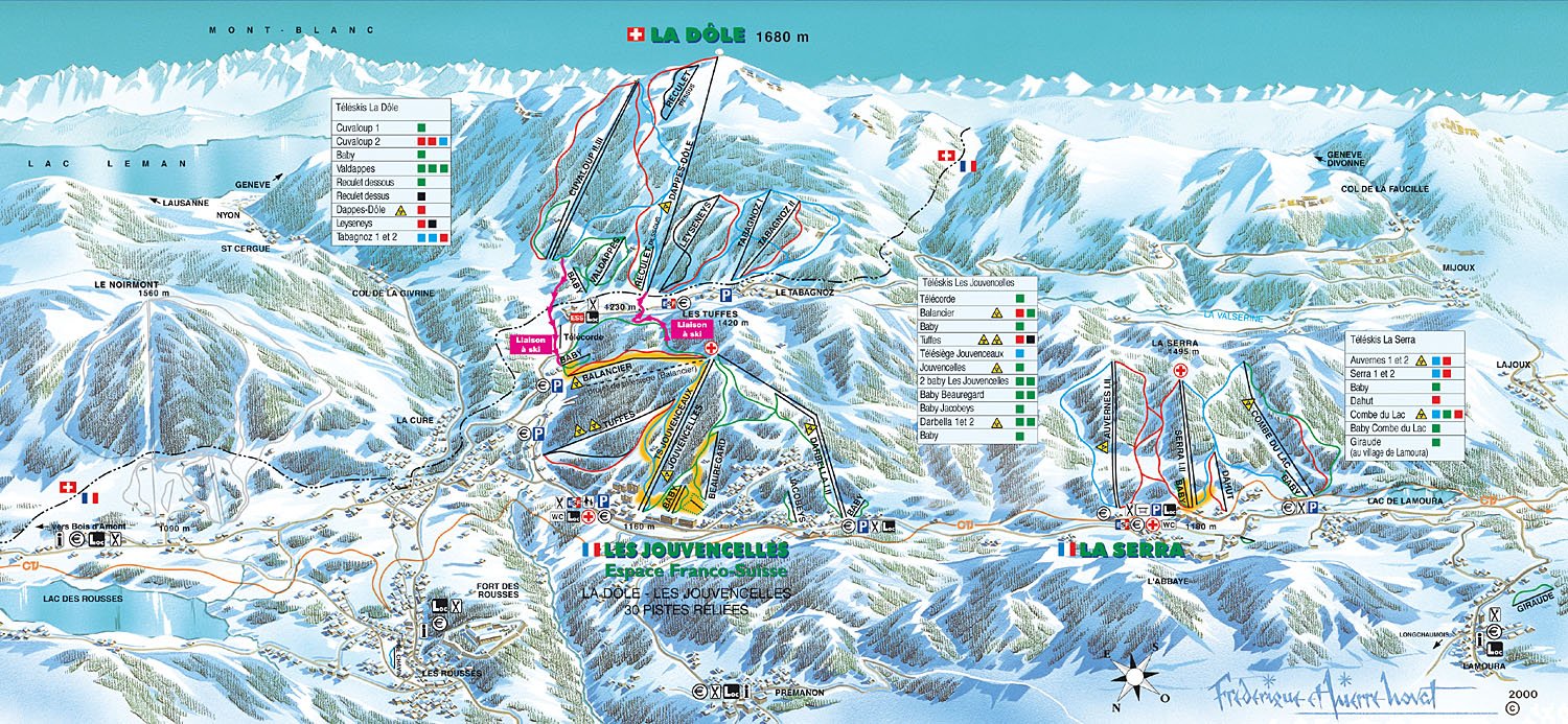 Les rousses pistemap full