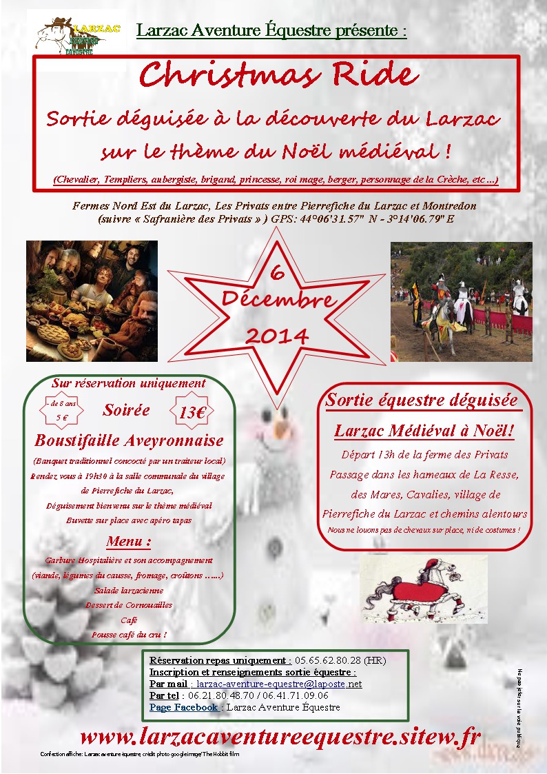 Affiche Chrismas Ride 2014