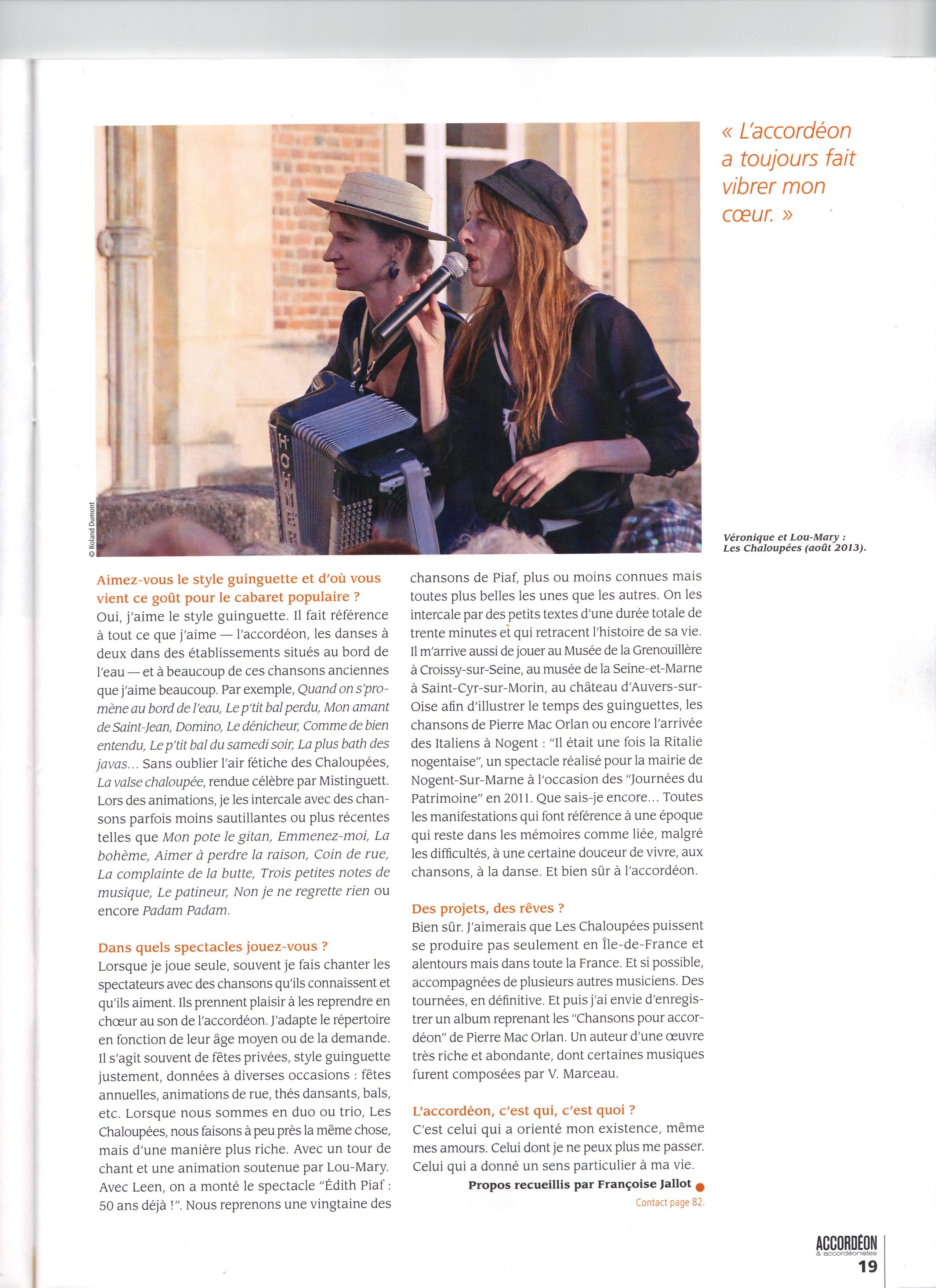 Article Veronique Renier sur ACCORDEON accordeonistes page 2 jpeg