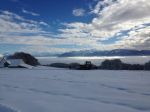 jeudi 23 janvier, le soleil à la tête dans les nuages et les pieds dans le brouillard (ferme de Chênex)