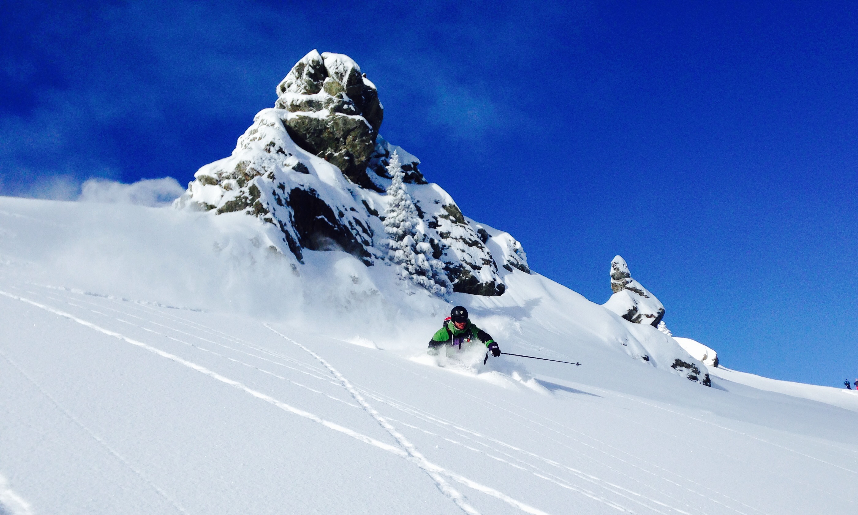 Journée de poudreuse aux 7 laux  2015