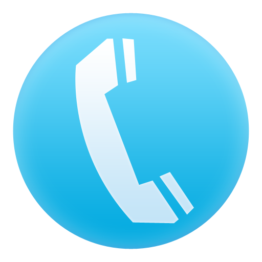 Blue Phone Circle 512x512
