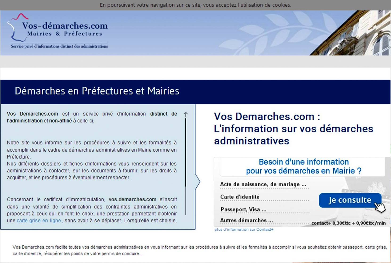 Vos demarches 1