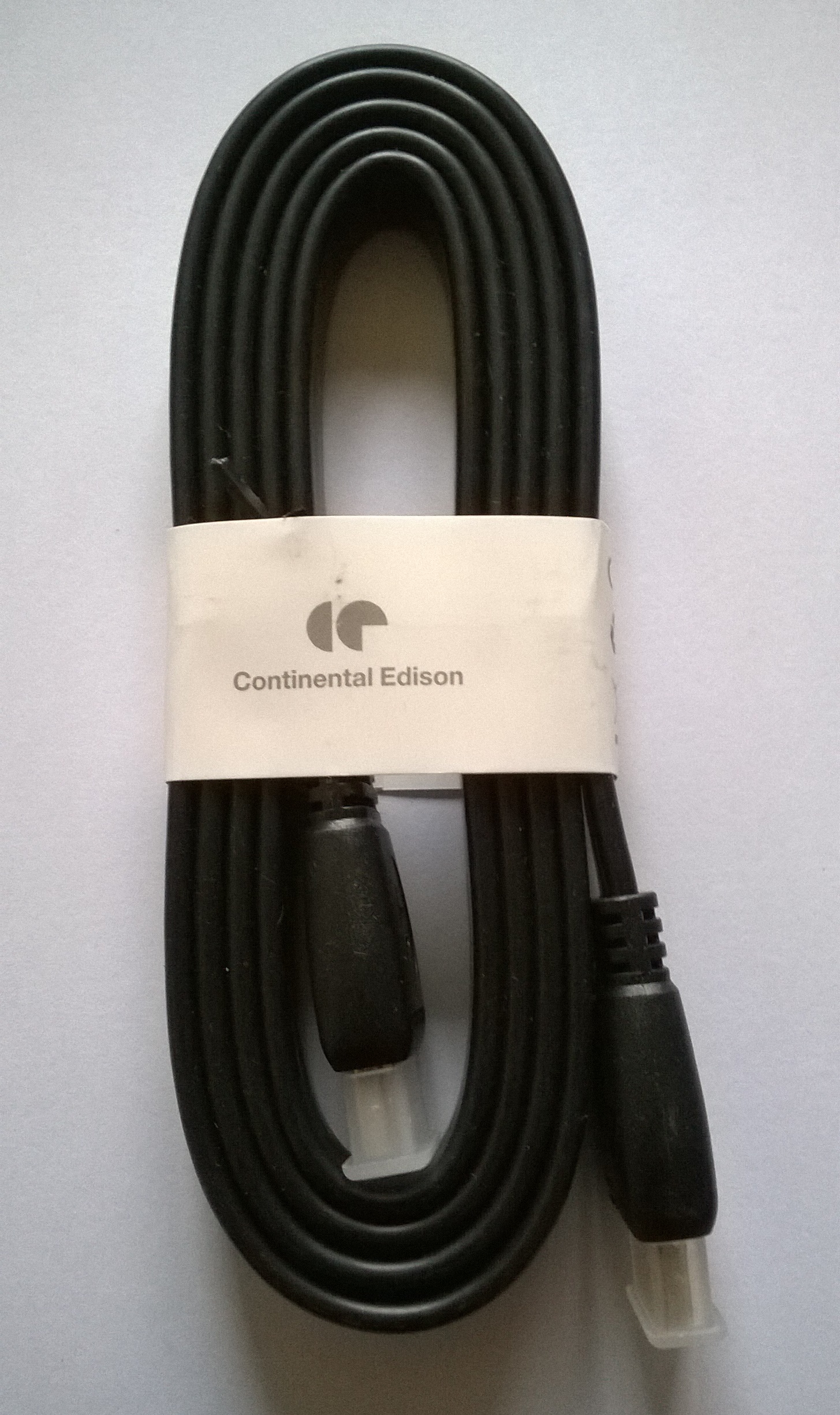 CABLE PLAT HDMI CONTINENTAL EDISON 1M