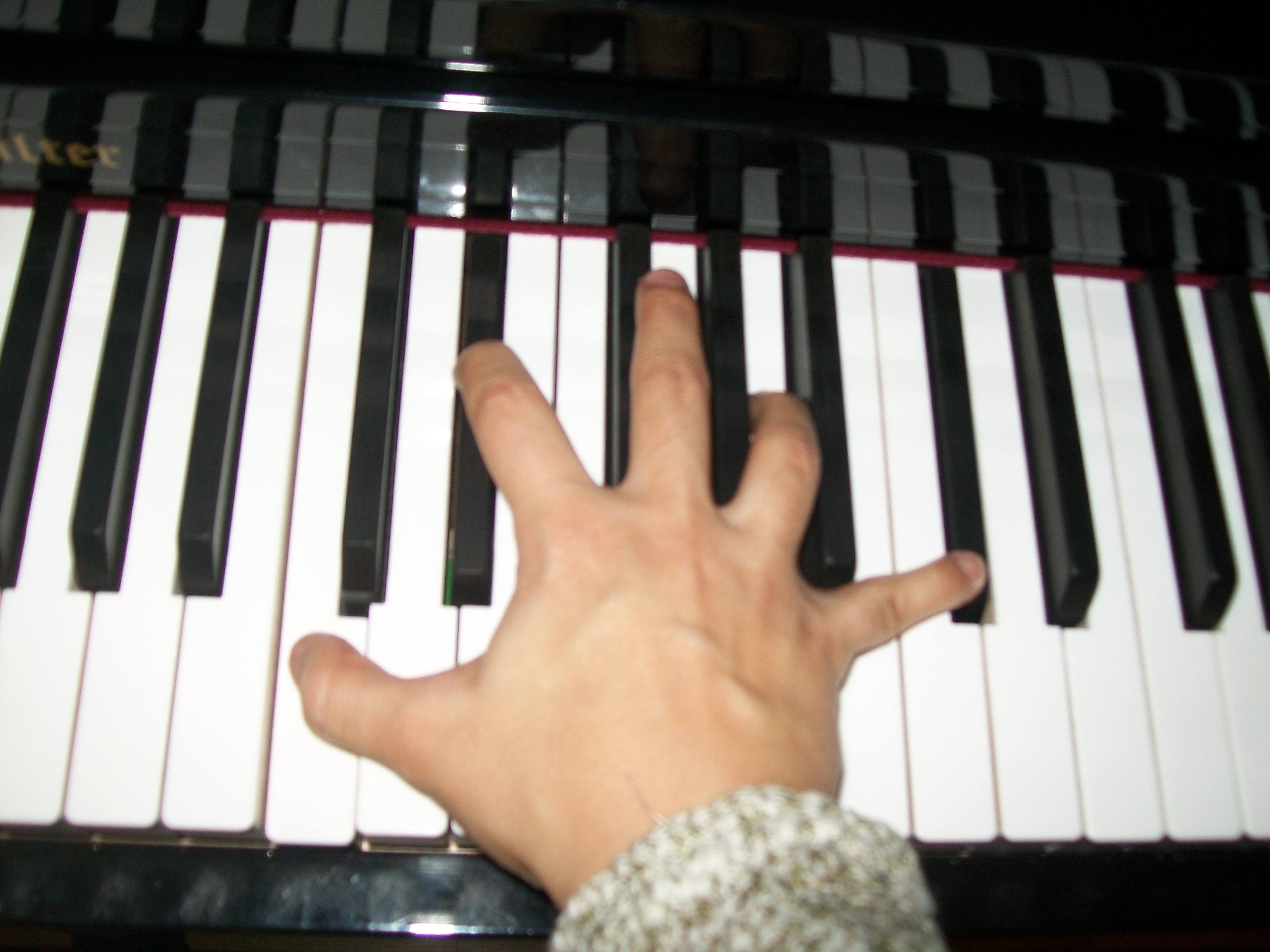 Clavier 7 8eme accord polonaise chopin 1