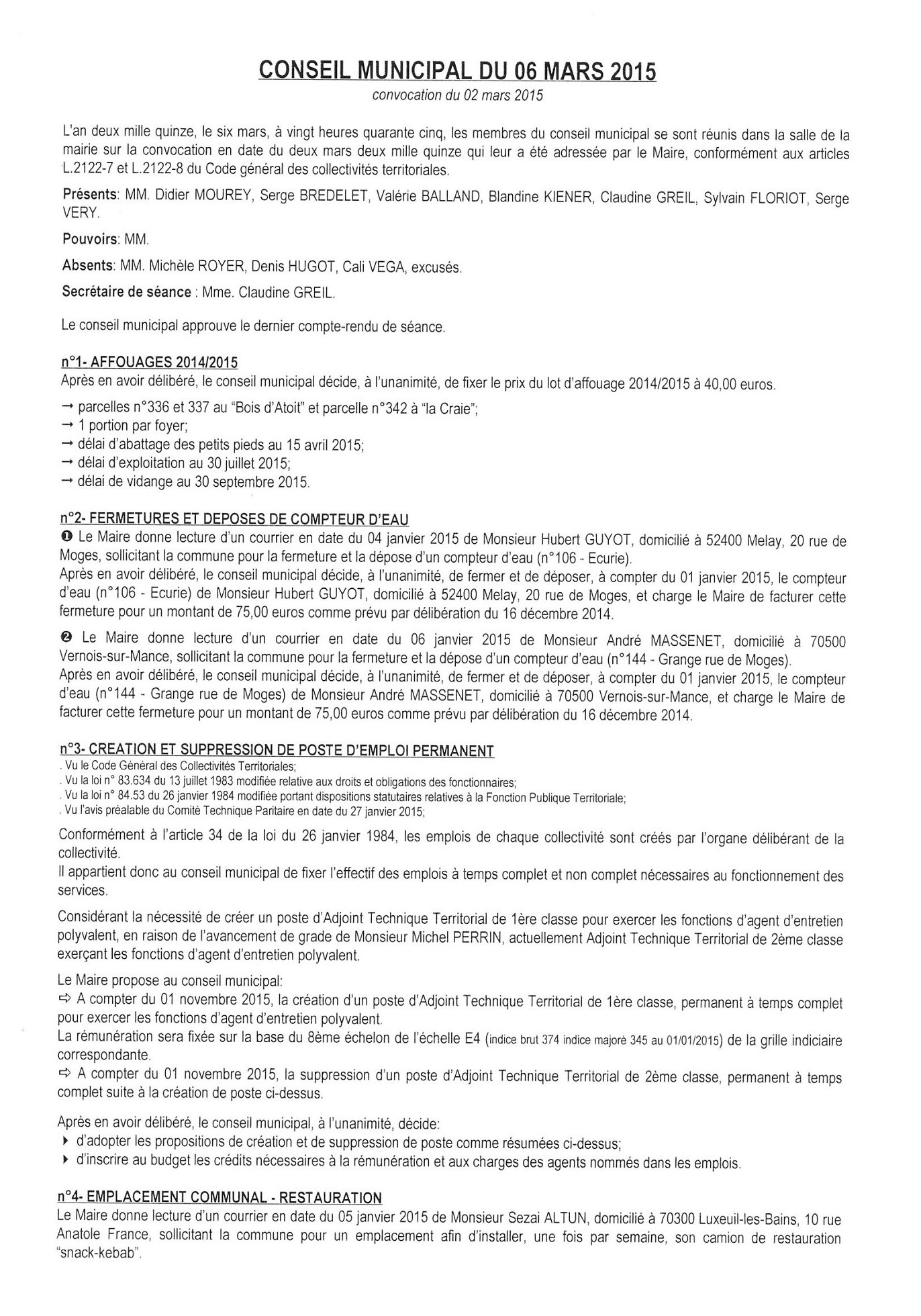 Conseil municipal du 06 03 2015 01
