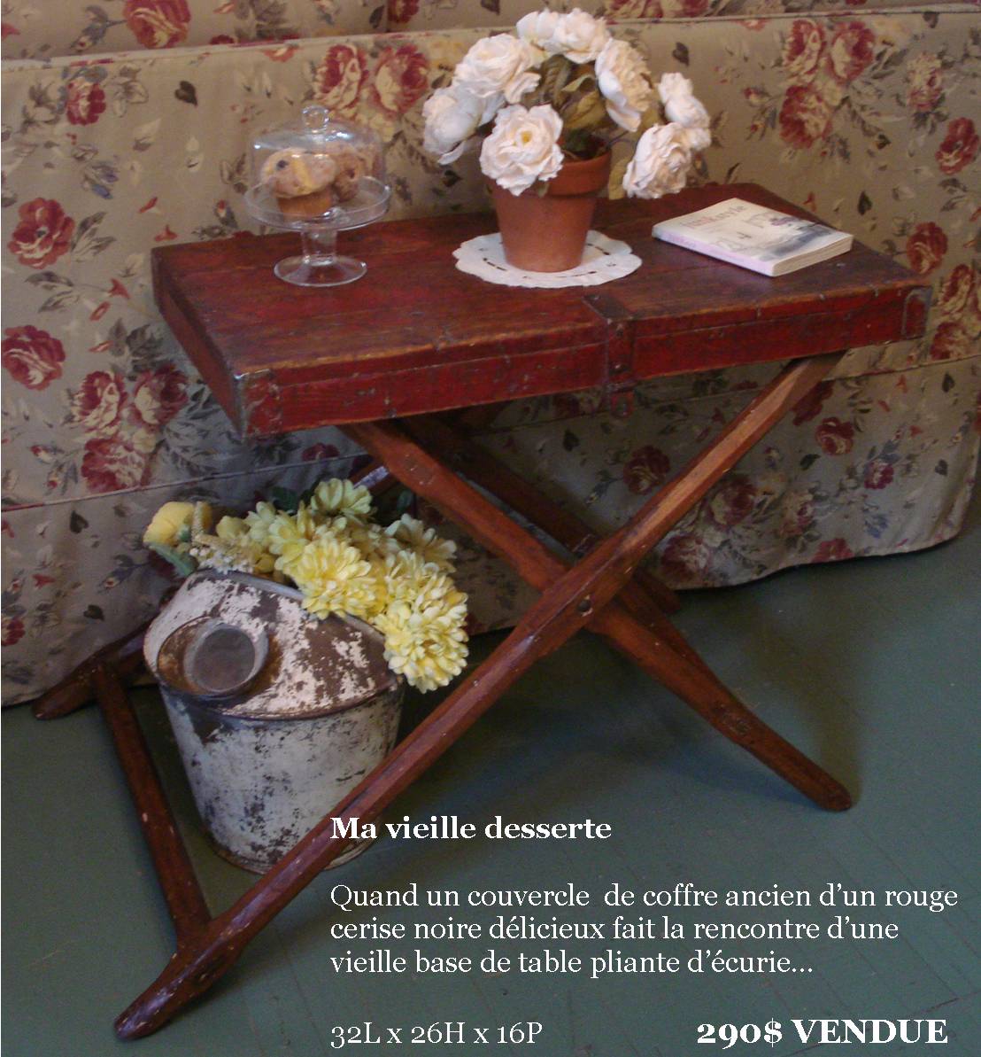 Ma vieille desserte
