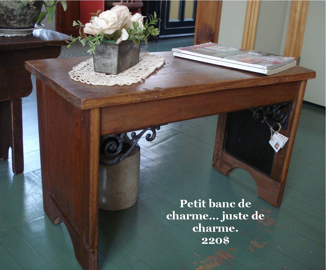 Petit banc de charme